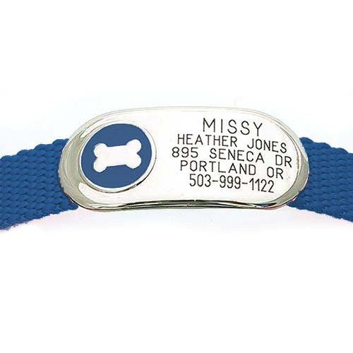 Jewelry Collar Tag - Bone, - Lucky Pet